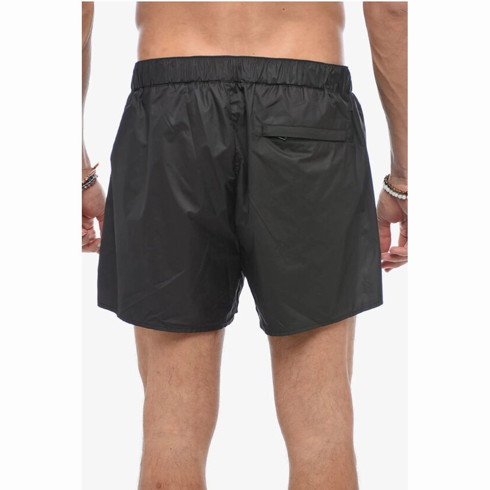 032c Solid Color Swim Shorts with 3 Men's Pockets
