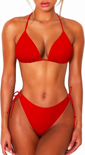 2 Piece Bikini Sets for Women Tummy Control Swimsuits Bikini Tops Full Coverage Bottoms Bathing Suit