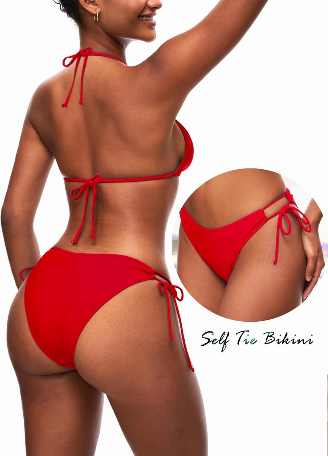 2 Piece Bikini Sets for Women Tummy Control Swimsuits Bikini Tops Full Coverage Bottoms Bathing Suit