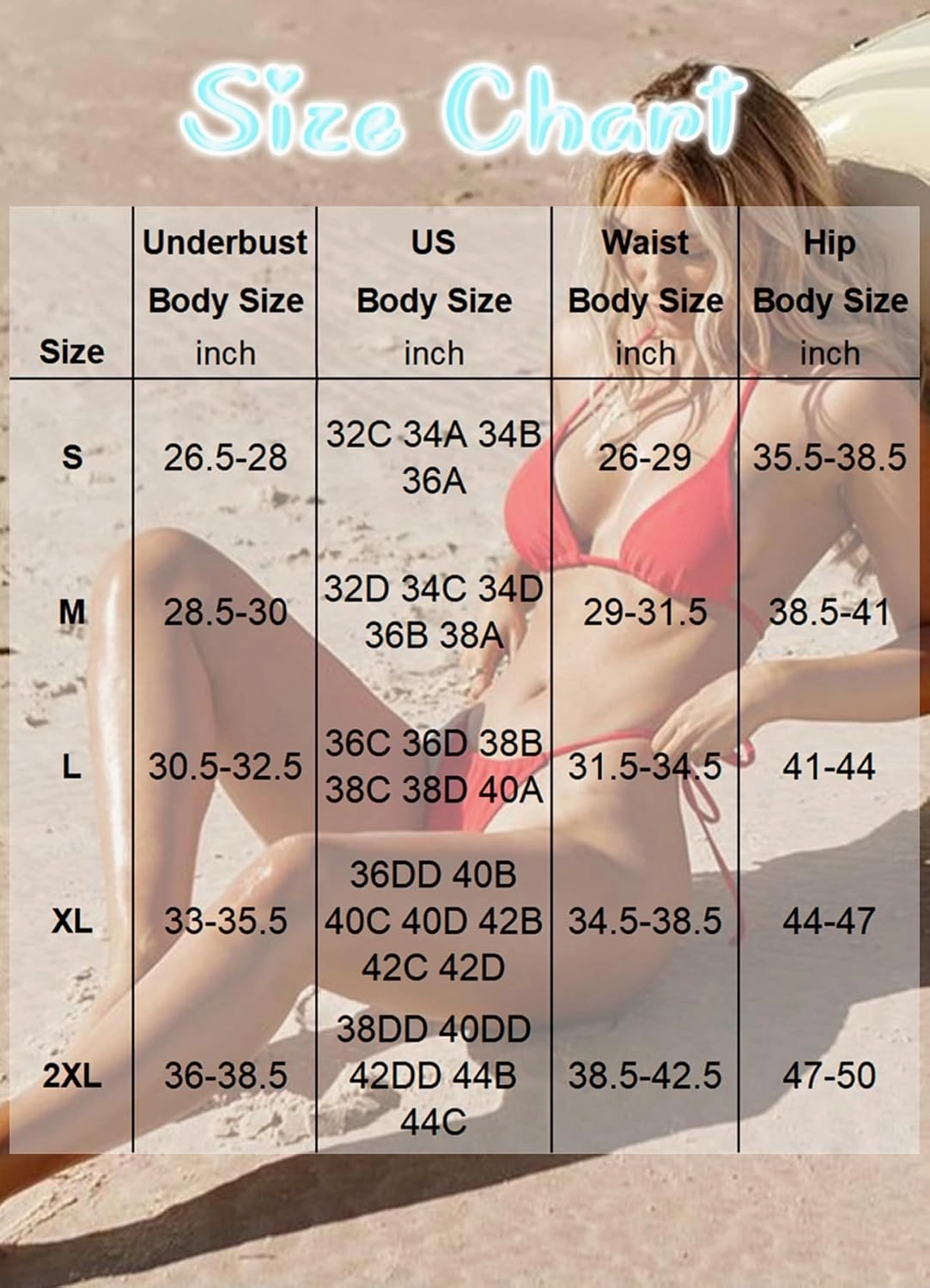 2 Piece Bikini Sets for Women Tummy Control Swimsuits Bikini Tops Full Coverage Bottoms Bathing Suit