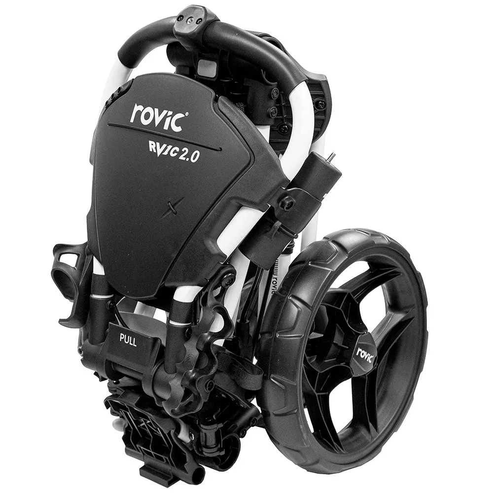 Clicgear Rovic RV1C 2.0 Compact 3-Wheel Push Trolley - Arctic/Black, Golf grip tape, Golf club grips