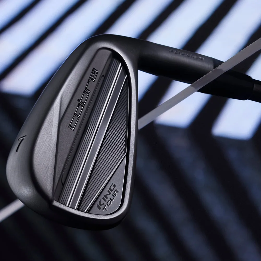 Cobra KING Black Tour Irons - Steel, Fingerless golf gloves, Waterproof golf jacket