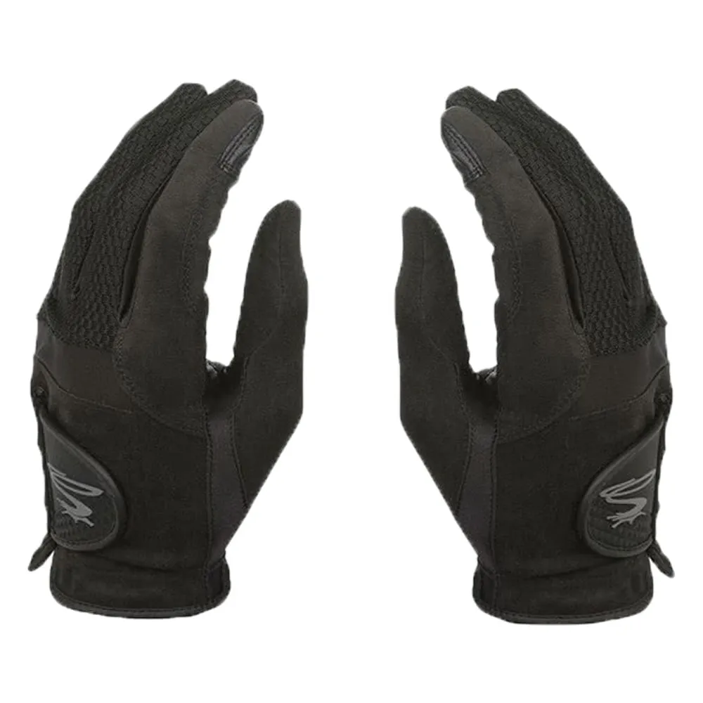 Cobra StormGrip Unisex Rain Golf Gloves (Pair) - Black, Rain golf gloves, Airline approved golf bag