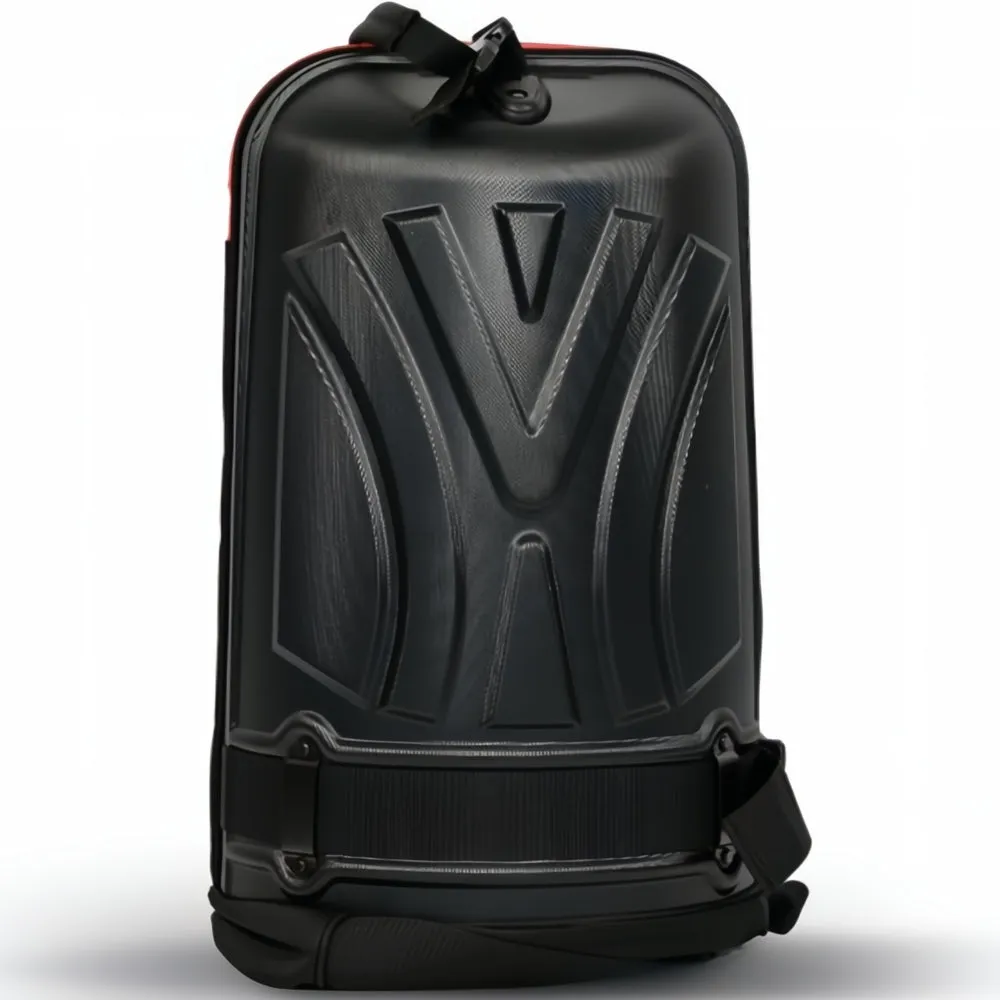 Masters R2 Hard Top Flight Cover - Black/Red, Luxury golf accessories, Golf club cleaning brush