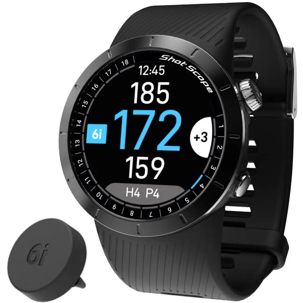 Shot Scope X5 GPS Shot Tracking Watch - Prestige Black, Golf vest for men