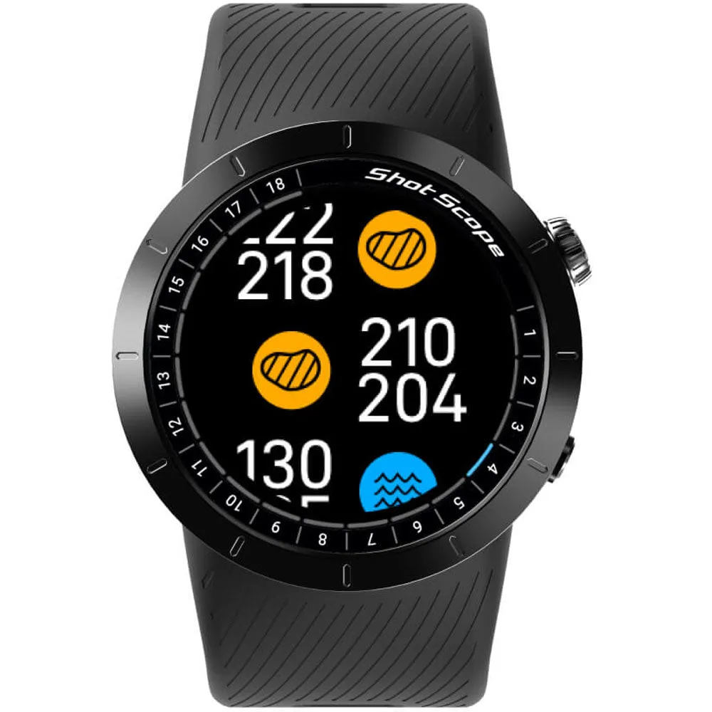 Shot Scope X5 GPS Shot Tracking Watch - Prestige Black, Personalized golf bag, TaylorMade golf clubs