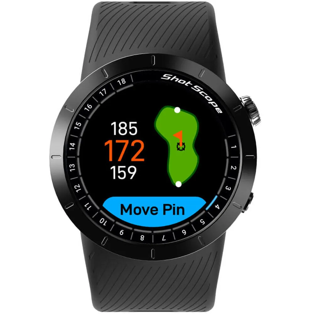 Shot Scope X5 GPS Shot Tracking Watch - Prestige Black, Golf rule book 2024, Personalized golf balls, Novelty golf head covers