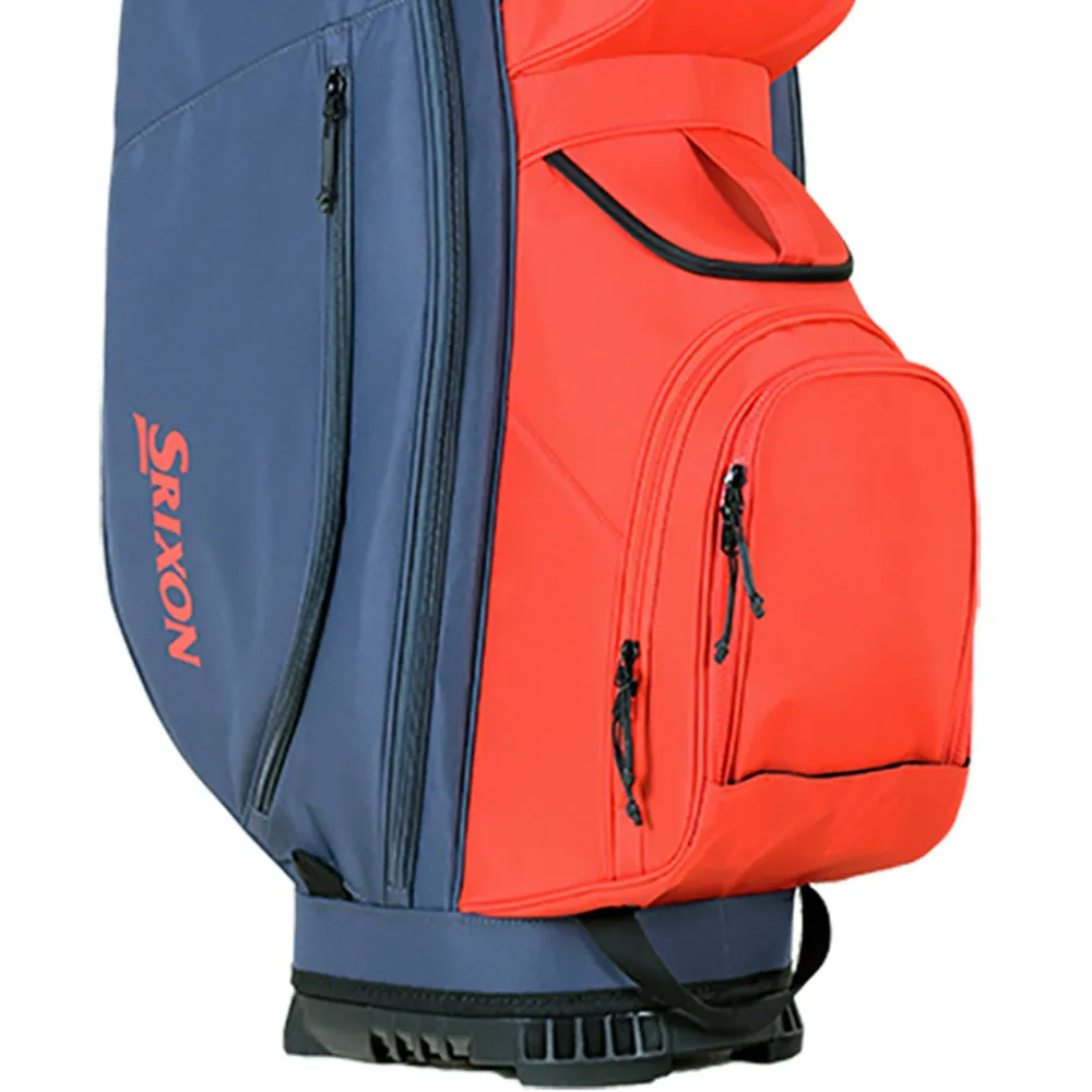 Srixon Premium Cart Bag - Slate/Red, Golf club travel bag hard case, Golf club head covers