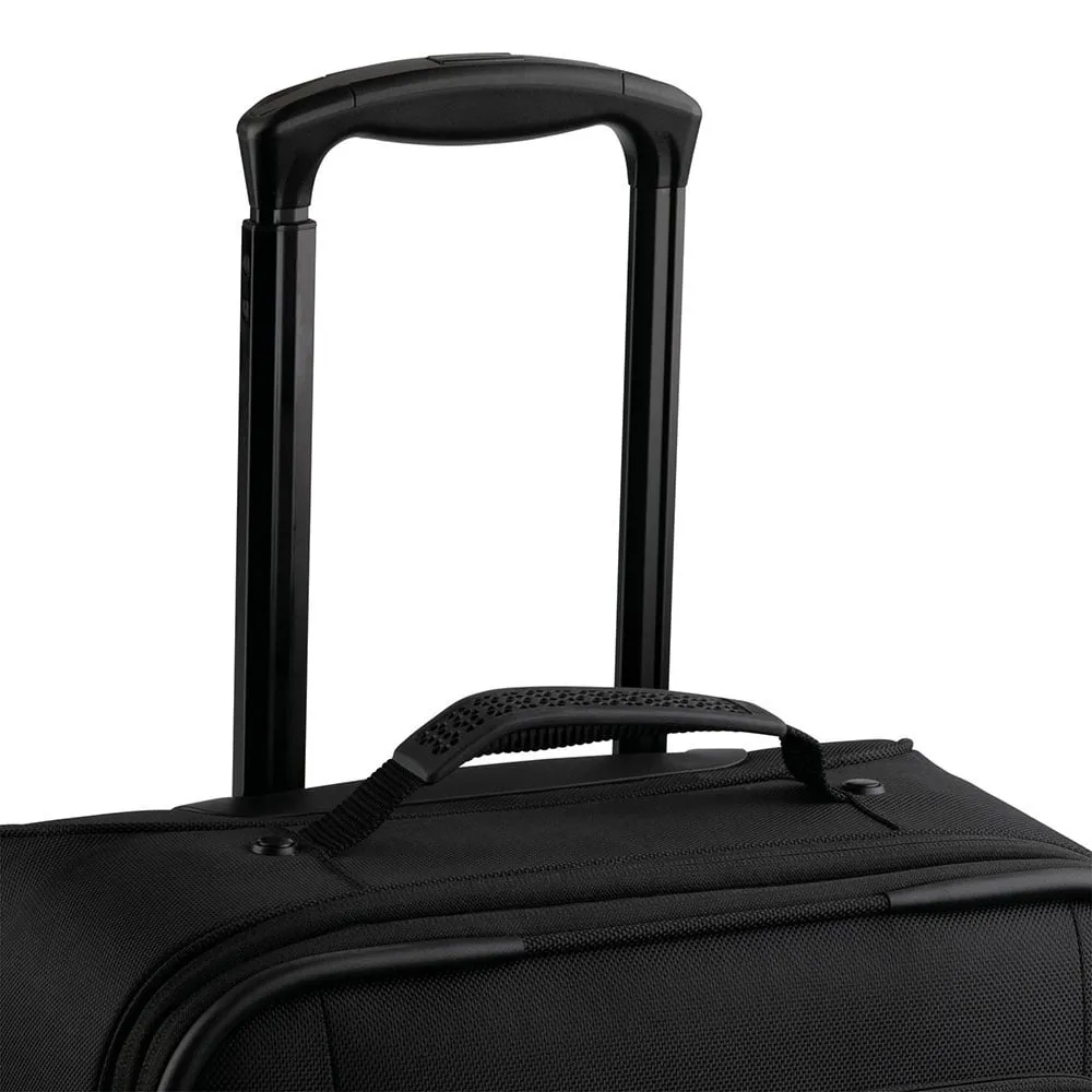 Titleist Players Travel Collection 20 Inch Spinner Suitcase - Black, Golf cart bag with 14 dividers