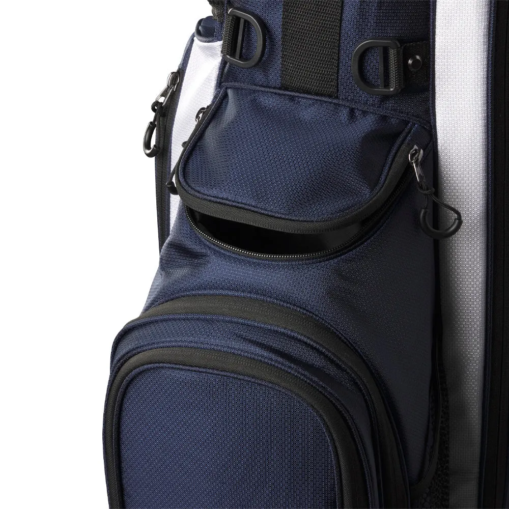 Wilson Feather Stand Bag - Navy/White, Golf push cart, Golf elbow brace