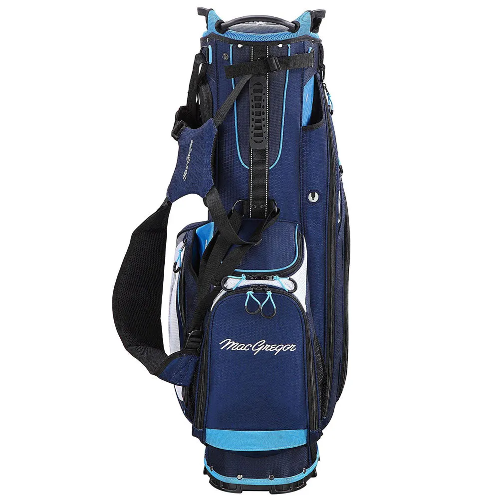 MacGregor Paramount Hybrid 14 Cart/Stand Bag - Navy/Sky, Golf meme gifts