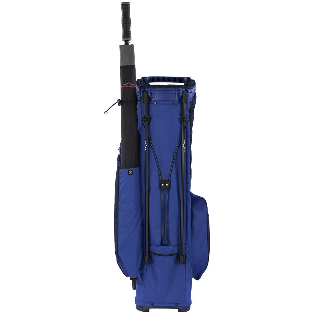 Sun Mountain Eclipse 3.5 Stand Bag - Falcon Blue/Navy, Compression golf socks, USGA approved golf balls, UV protection golf hat