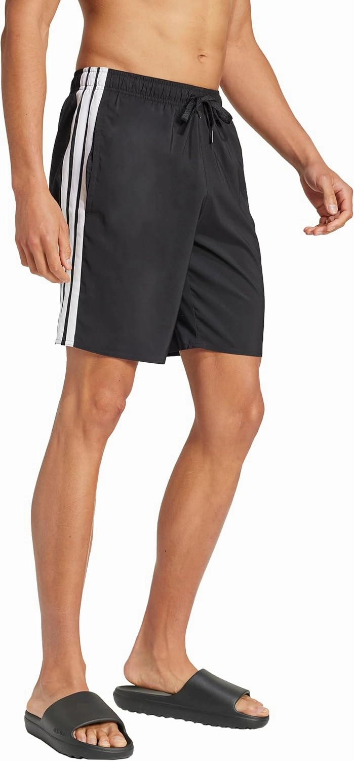 adidas Men's 3-Stripes 8-Inch Swim Shorts