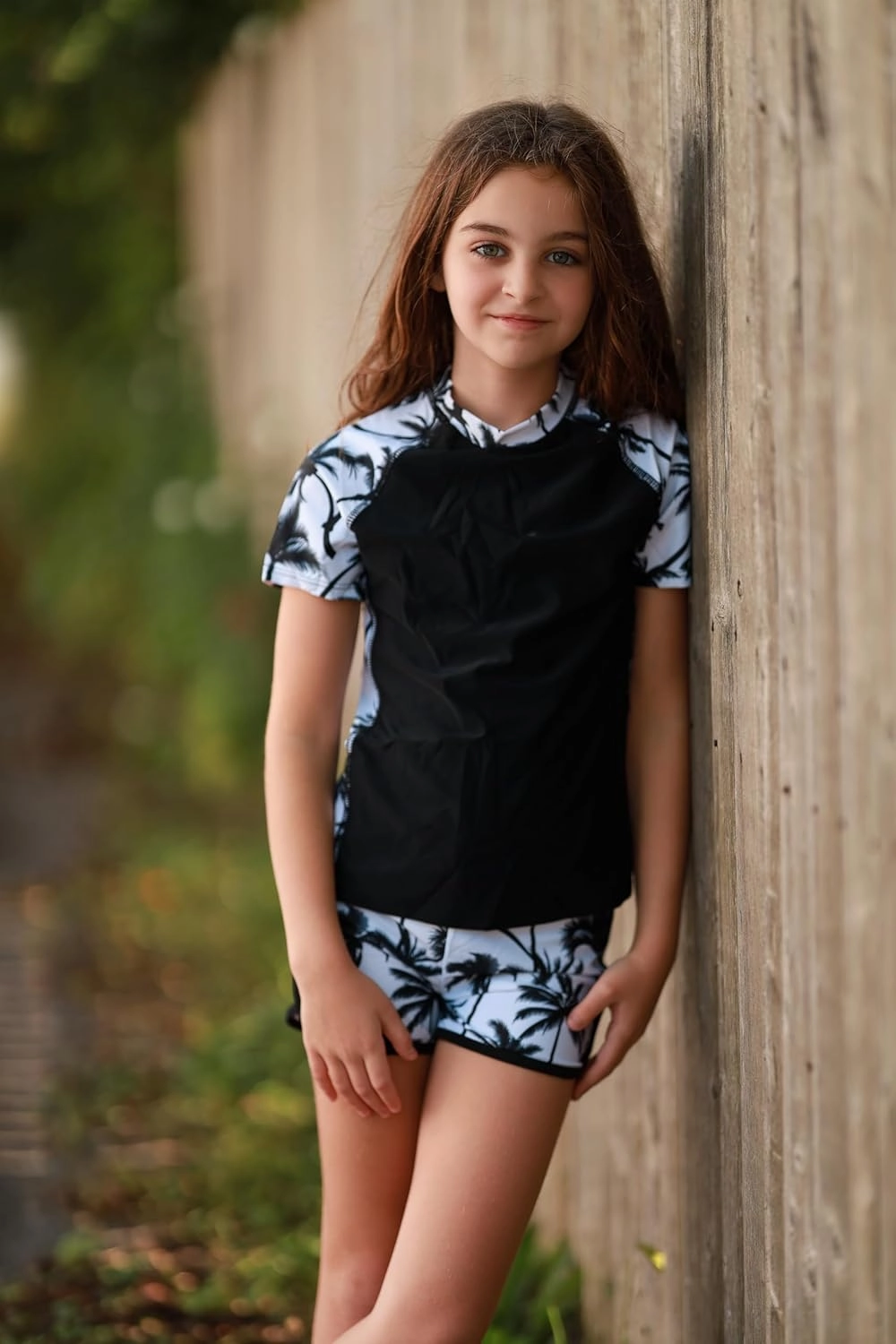 ADUKIDE Girls Rash Guard Swimsuit 2-Piece Bathing Suit UPF 50  Summer Beach Swimwear Size 7-16T