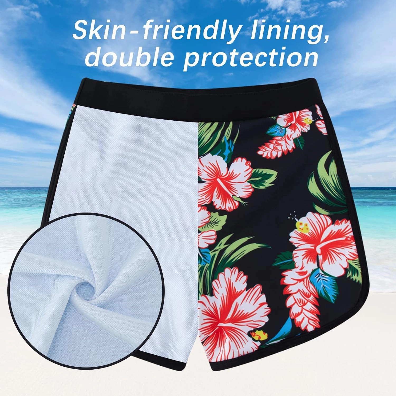 ADUKIDE Girls Rash Guard Swimsuit 2-Piece Bathing Suit UPF 50  Summer Beach Swimwear Size 7-16T