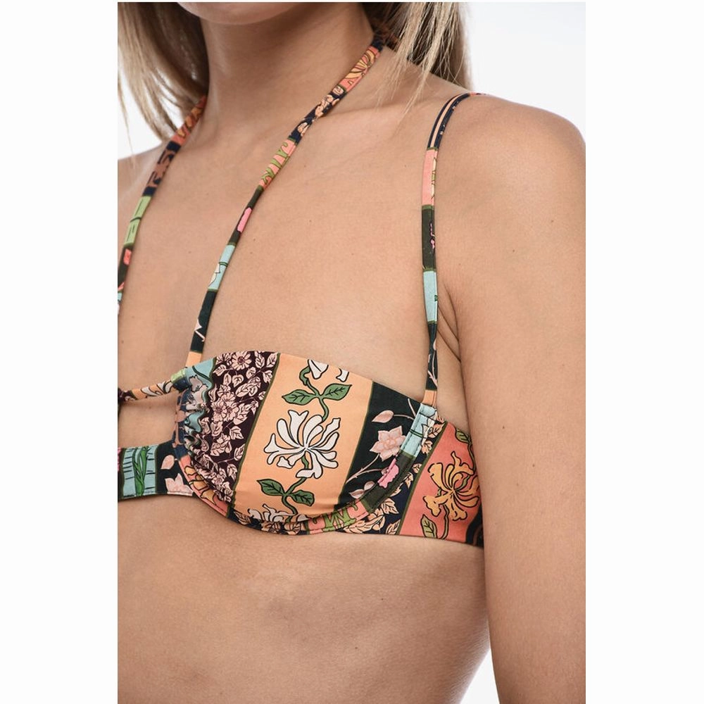 Agua by Agua Bendita High-Waisted SOYA GERANIO Bikini Set with Women's Bralette