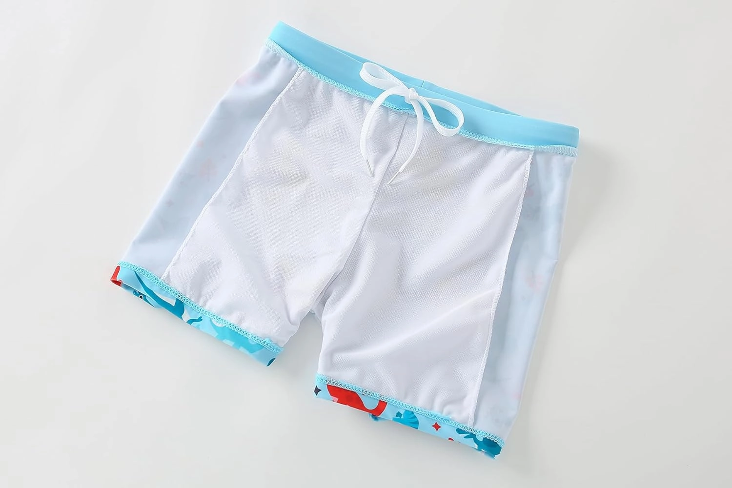 AIWUHE Toddler Boys Swimsuit Set Rash Guard Boys' Swimwear Two Piece Bathing Suit and Swim Trunk with Hat UPF 50  3-8Y