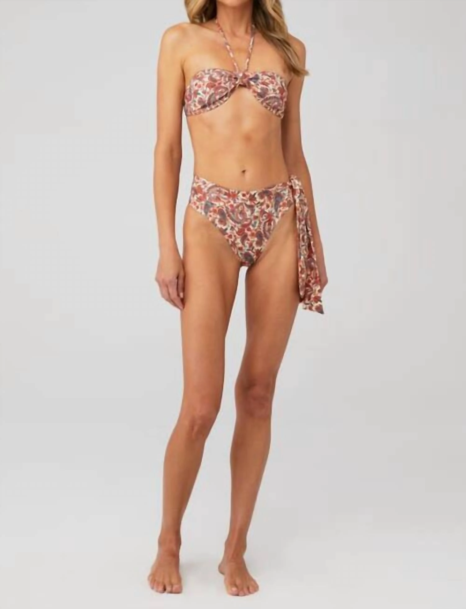 Alin Bikini Top In India Paisley