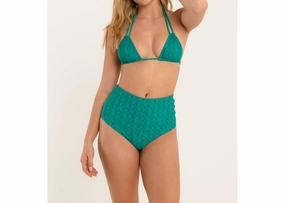 Allie Bikini Top In Emerald Reflections