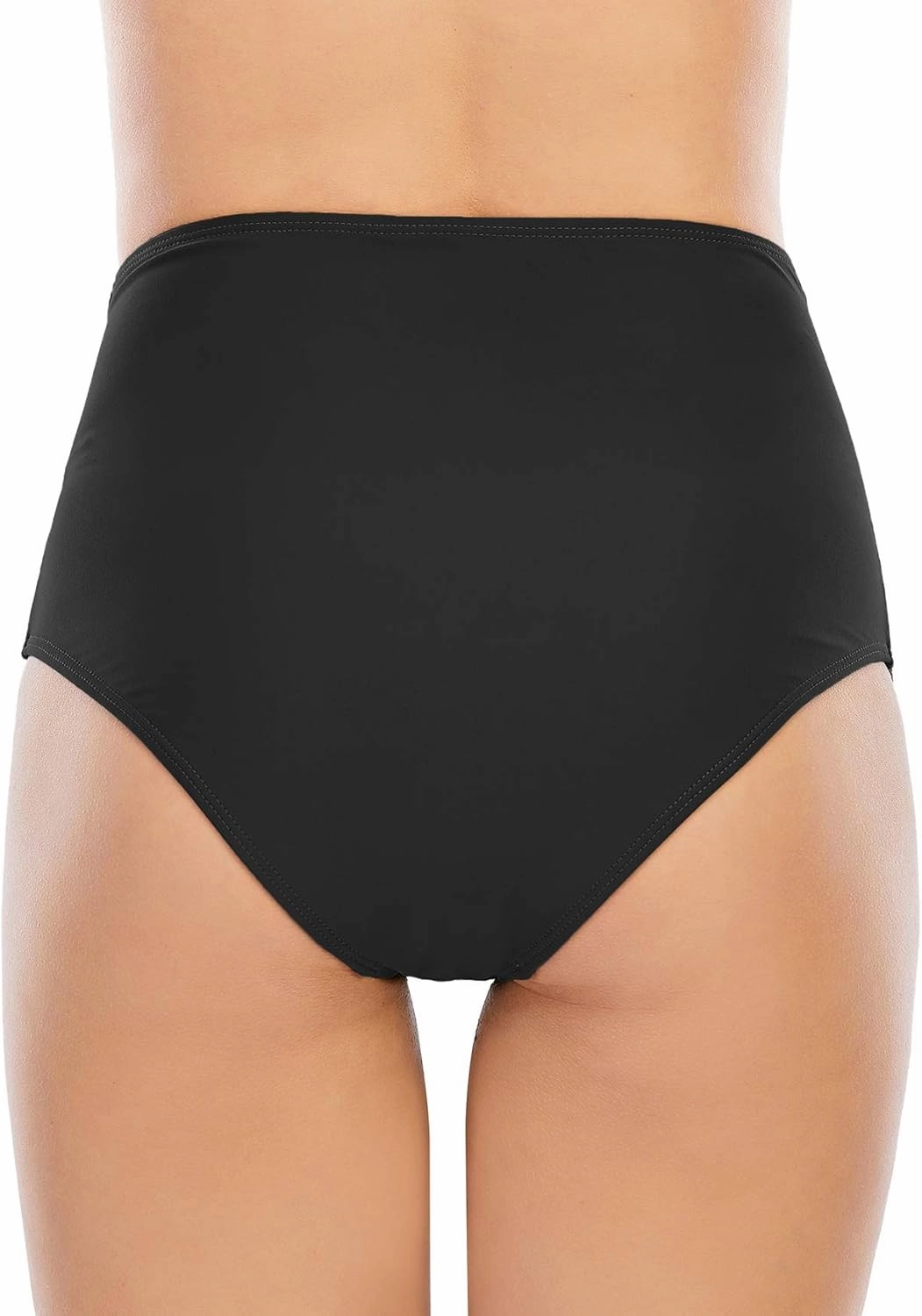American Trends High Waisted Bikini Bottoms Ruched Tummy Control Swimsuits Bottoms Sexy Swim Bottom Bathing Suits for Women