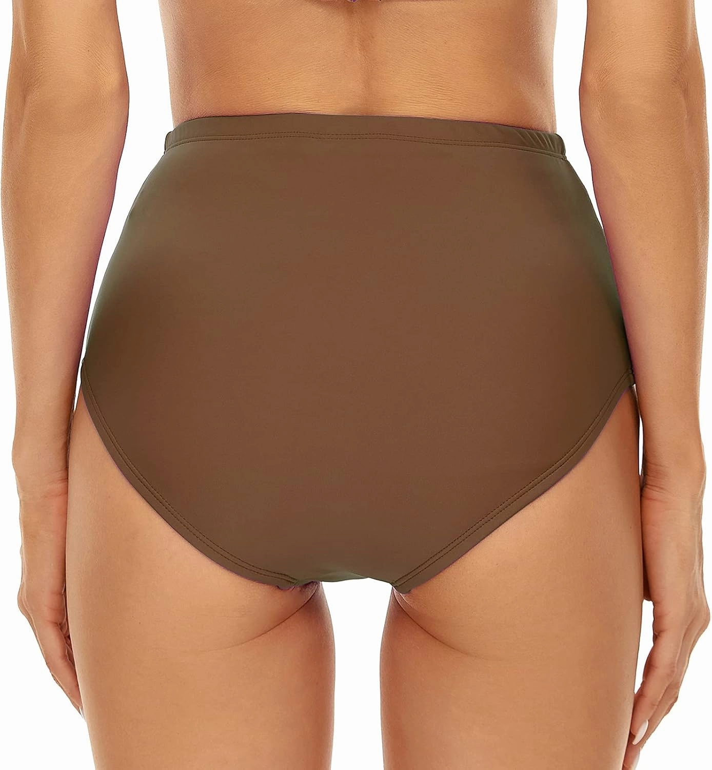 Annbon Slimming Artifact High Waisted Bikini Bottom Tummy Control Full Coverage Bikini Bottom Swimsuit Bottoms for Women