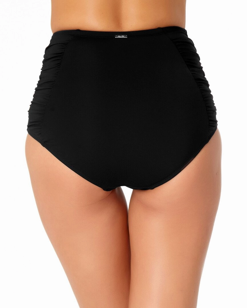 Anne Cole Side Shirr High-Waist Tummy Control Bottom