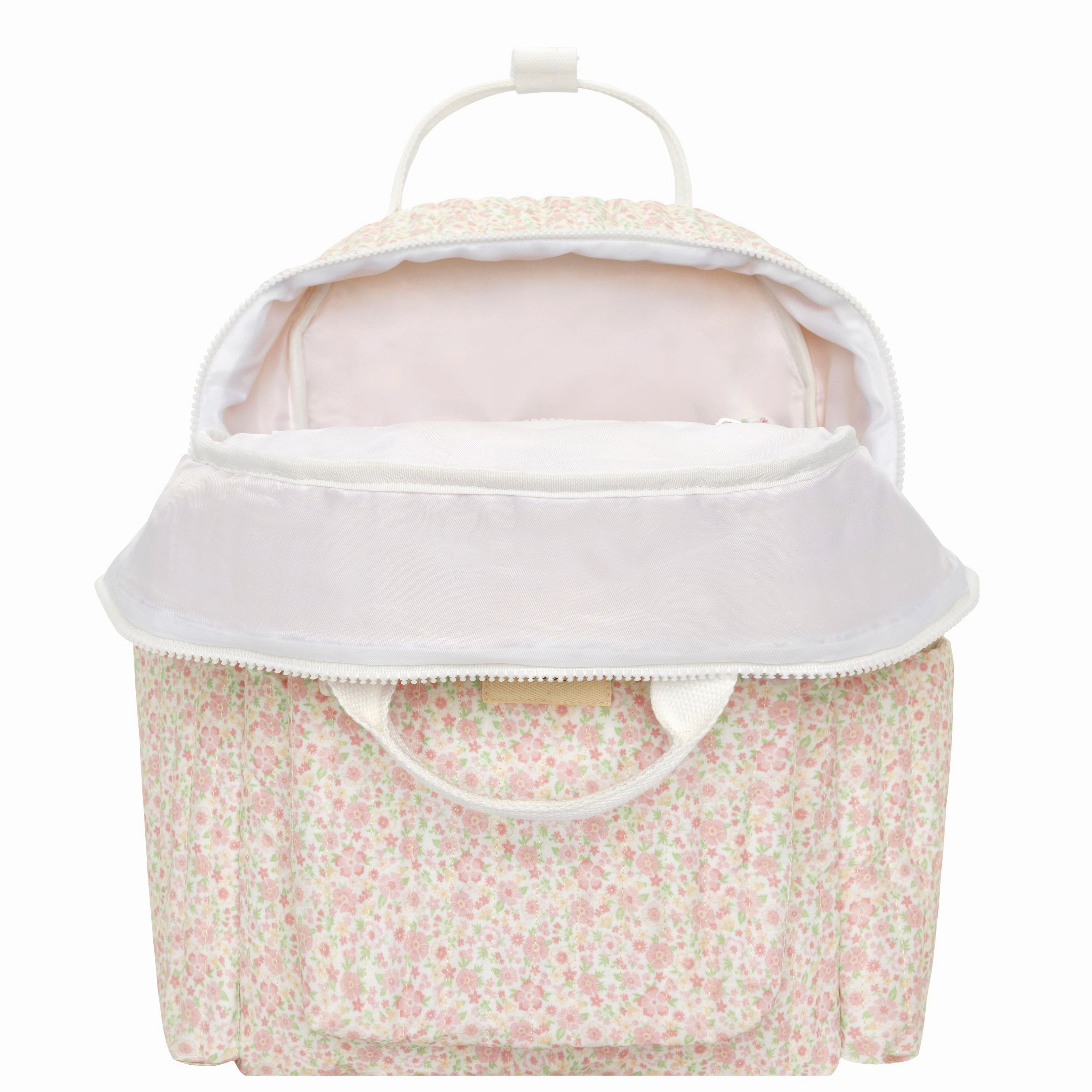 antique floral coated everyday backpack