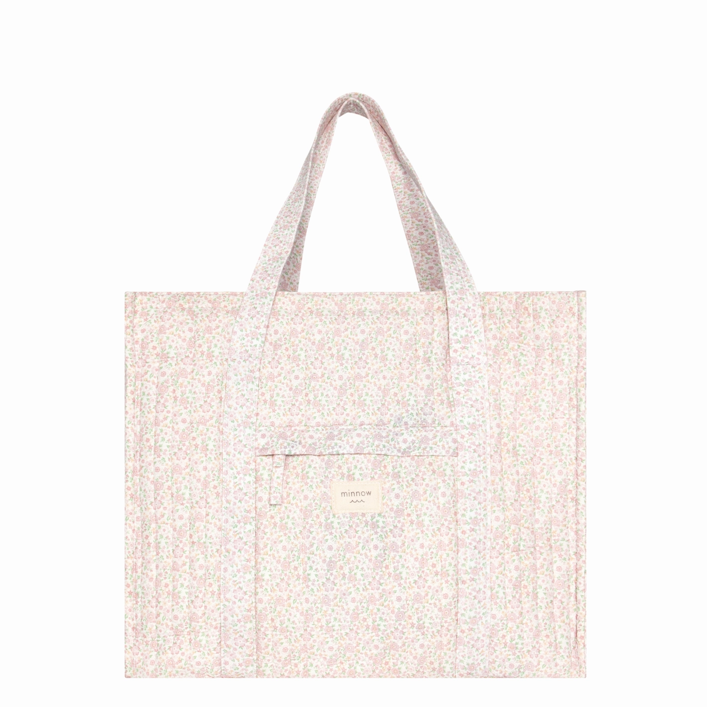 antique floral everyday tote