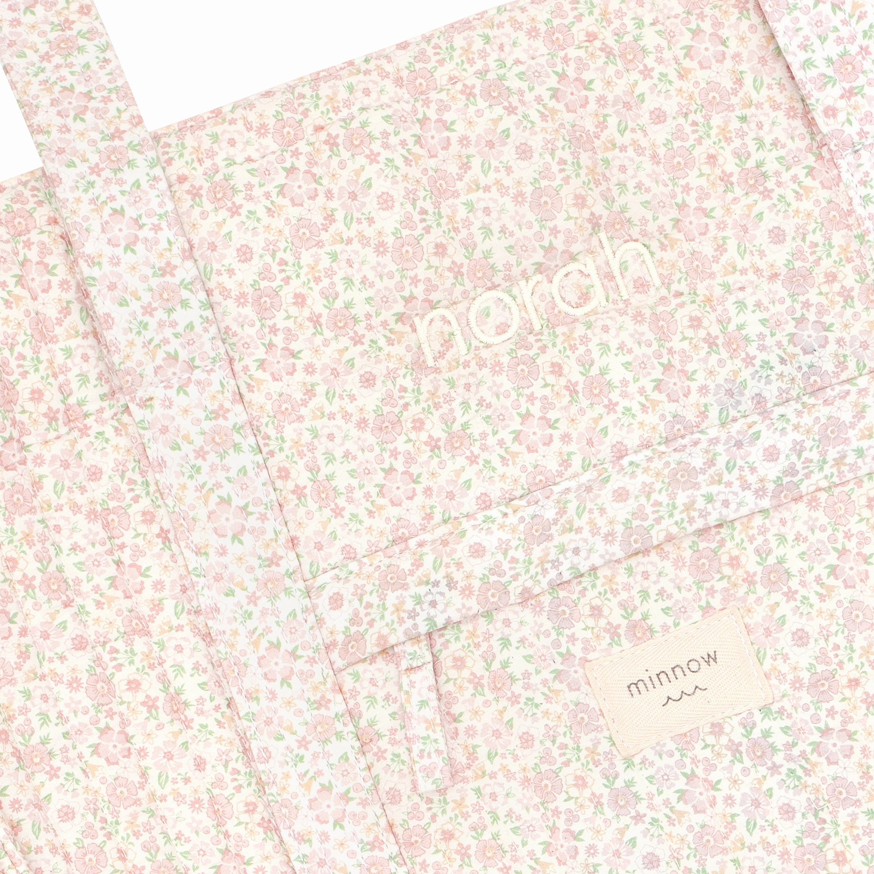 antique floral everyday tote