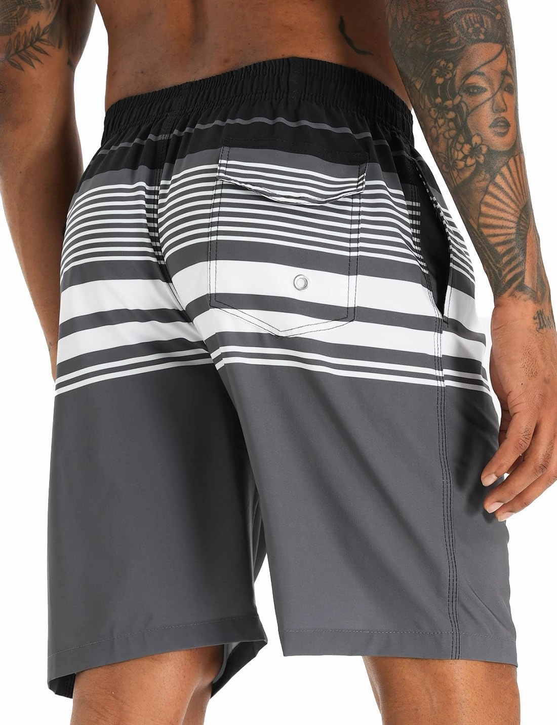 APTRO Men's Swim Trunks 9" Quick Dry Swimsuits Beach Bathing Suits Swim Shorts Mesh Liner