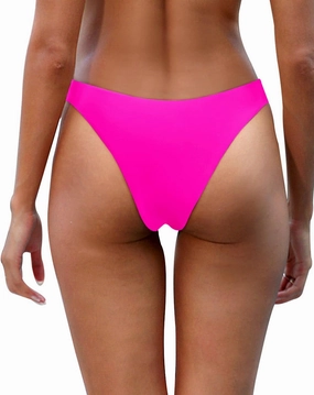 Aqua Eve Women Cheeky Bikini Bottom Brazilian High Cut Swim Bottom Low Rise Bathing Suit Bottom