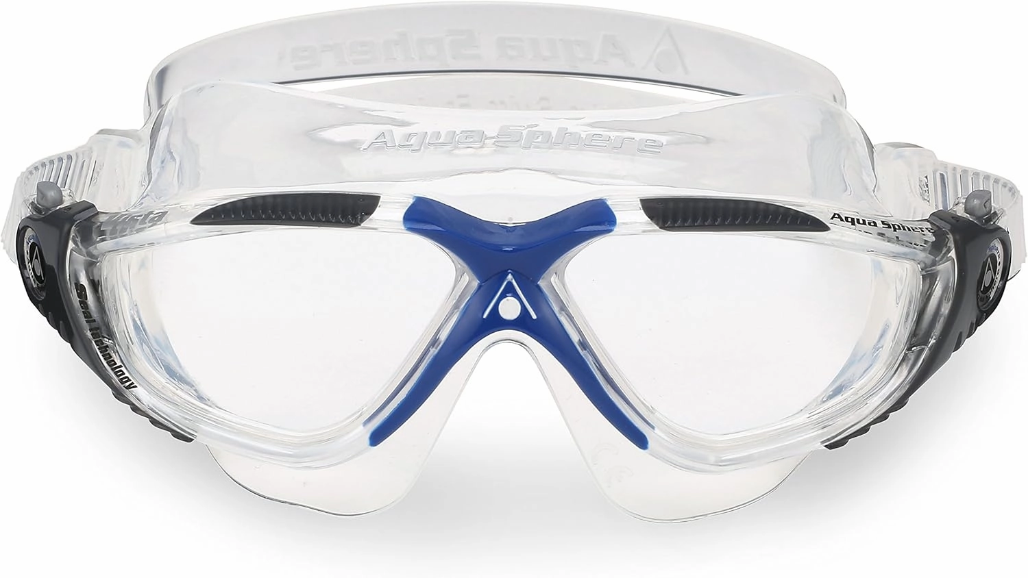 Aquasphere Vista Adult Unisex Swimming Goggles, Wide Distortion Free Vision, Anti fog & Anti Scratch Lens