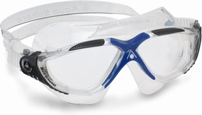 Aquasphere Vista Adult Unisex Swimming Goggles, Wide Distortion Free Vision, Anti fog & Anti Scratch Lens