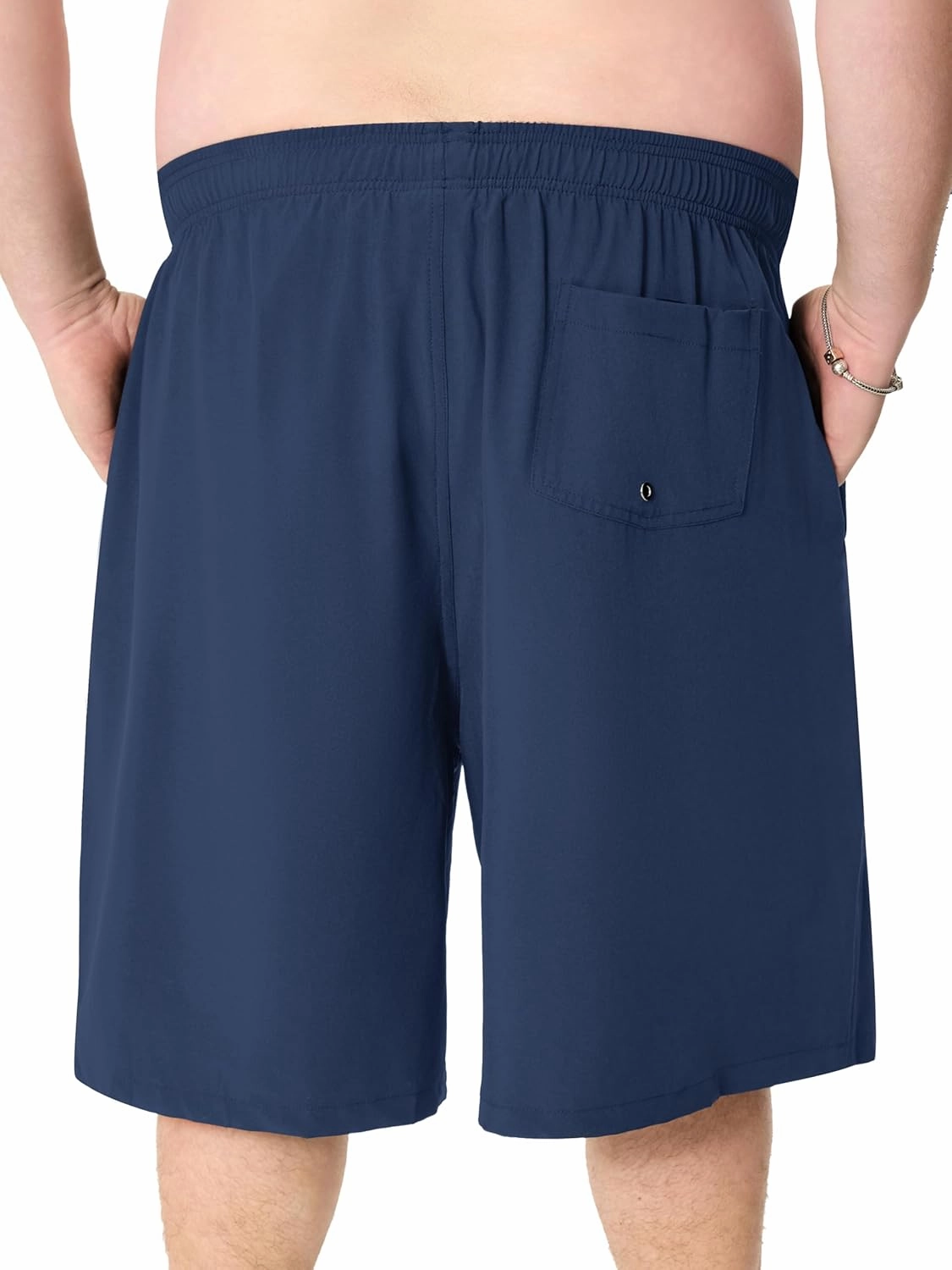Arcweg Men's Big & Tall Swim Trunks - Quick Dry Board Shorts with Compression Liner & Zipper Pockets (2X-6X)