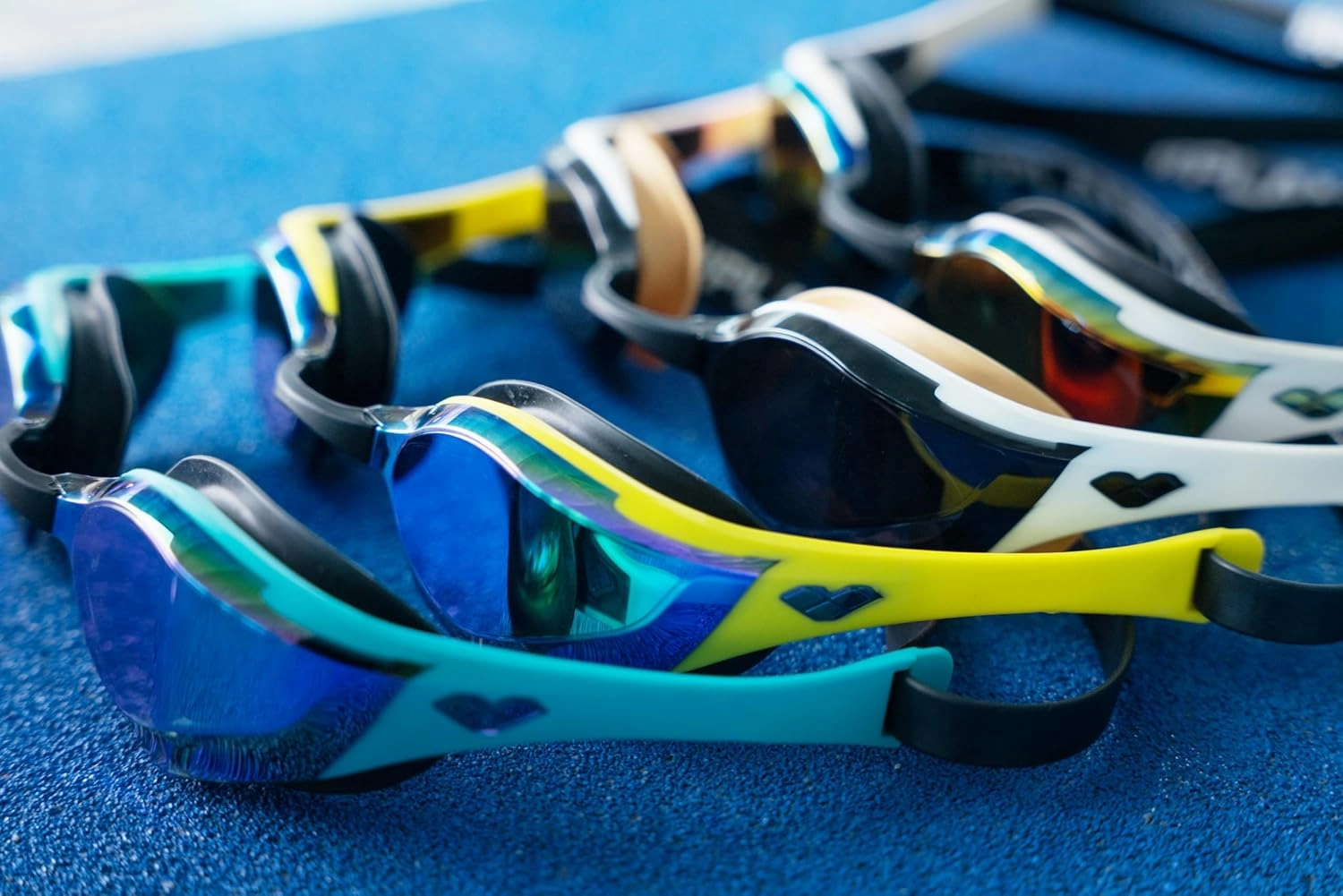 ARENA Unisex Cobra Edge Swipe Anti-Fog Racing Swim Goggles for Men and Women Polycarbonate Mirror/Non-Mirror Lens