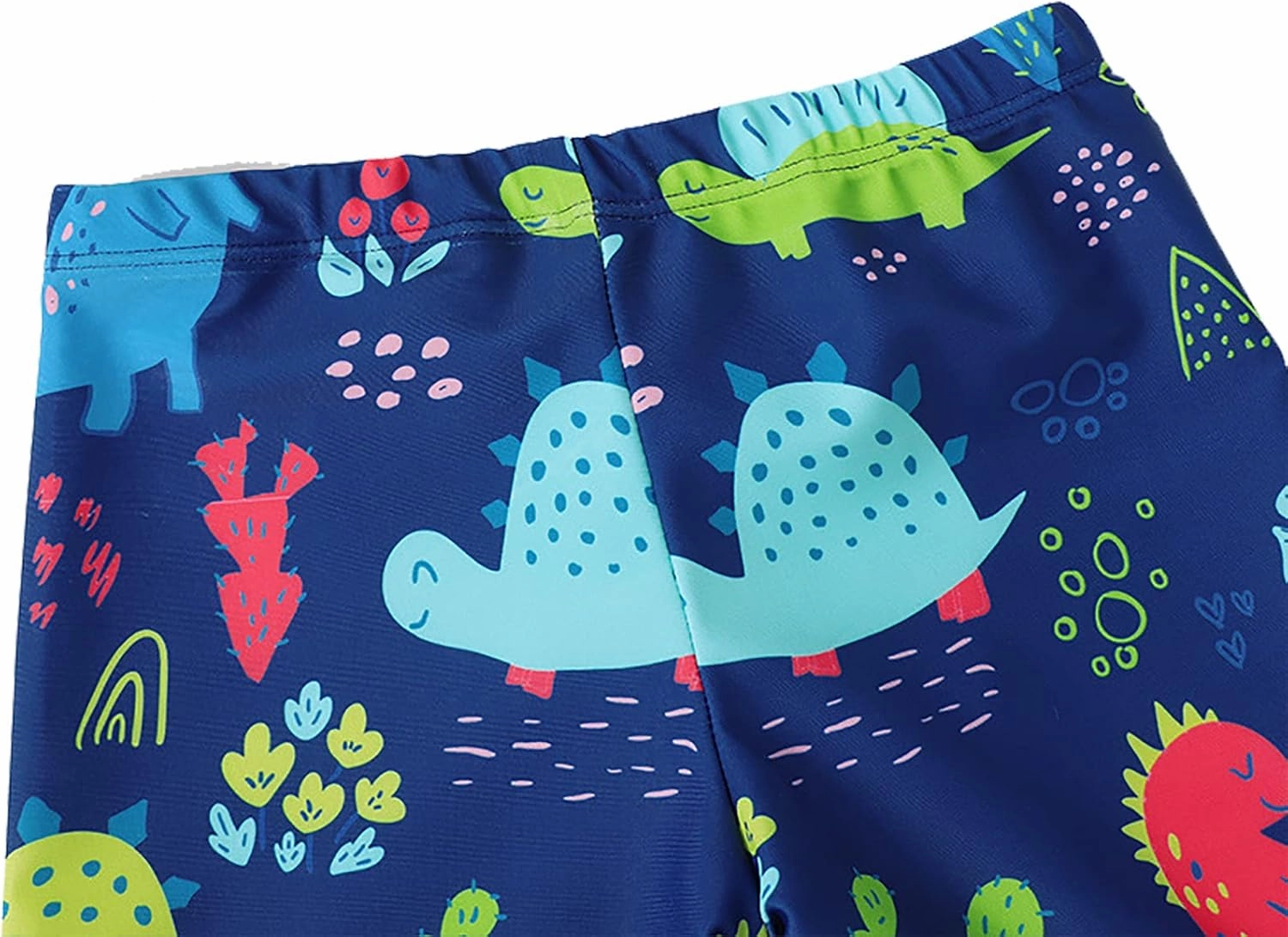Baby Toddler Boys 3 Pieces Swimsuit Set Boys Swimwear Dinosaur Bathing Suit Rash Guards UPF 50 