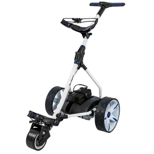 Back in Stock Ben Sayers Lithium Golf Trolley - White/Blue Trending Choice, Golf GPS watch, Golf posture corrector