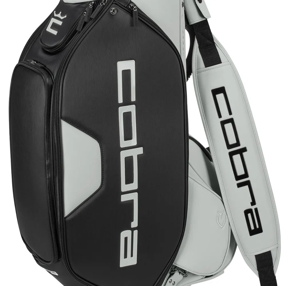 Cobra x Vessel Core Staff Bag - Black/Avalanche Gray, Low spin golf driver
