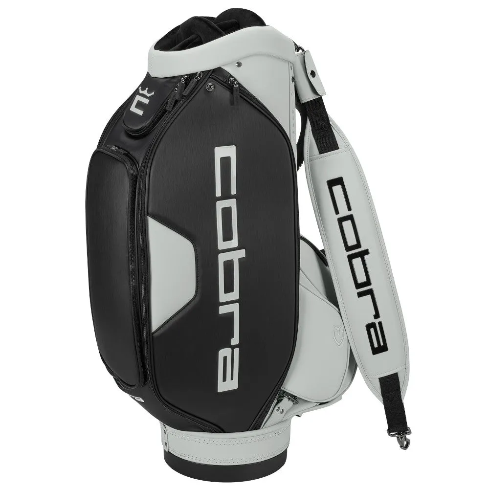 Cobra x Vessel Core Staff Bag - Black/Avalanche Gray, Golf gift for men, TaylorMade golf clubs