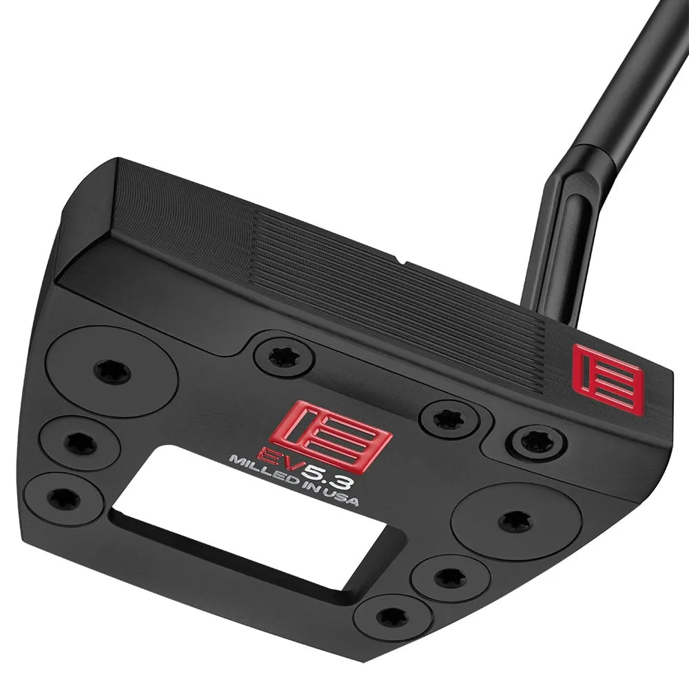 Evnroll EV5.3 Black Short Slant Players Mallet Putter - 355g, Graphite golf shafts, Recycled golf accessories