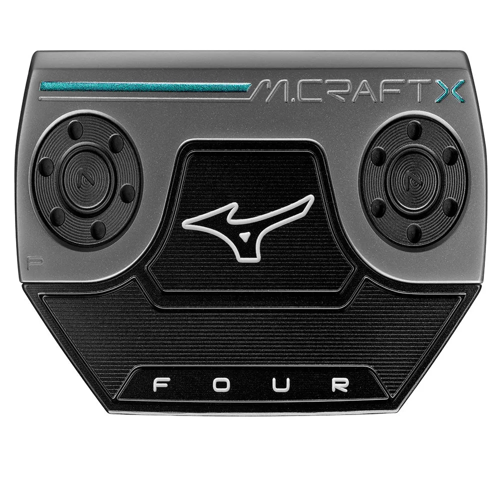 Mizuno M.Craft X P4 Putter, SPF 50 golf shirts, Personalized golf balls, Steel shaft golf irons