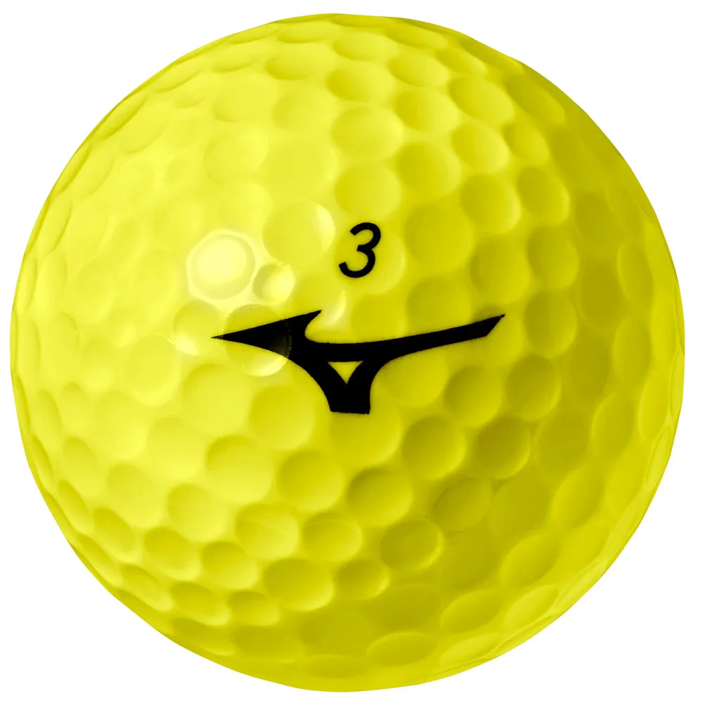 Mizuno RB Max Golf Balls - Yellow - 12 Pack, Golf club cleaner, Recycled golf balls