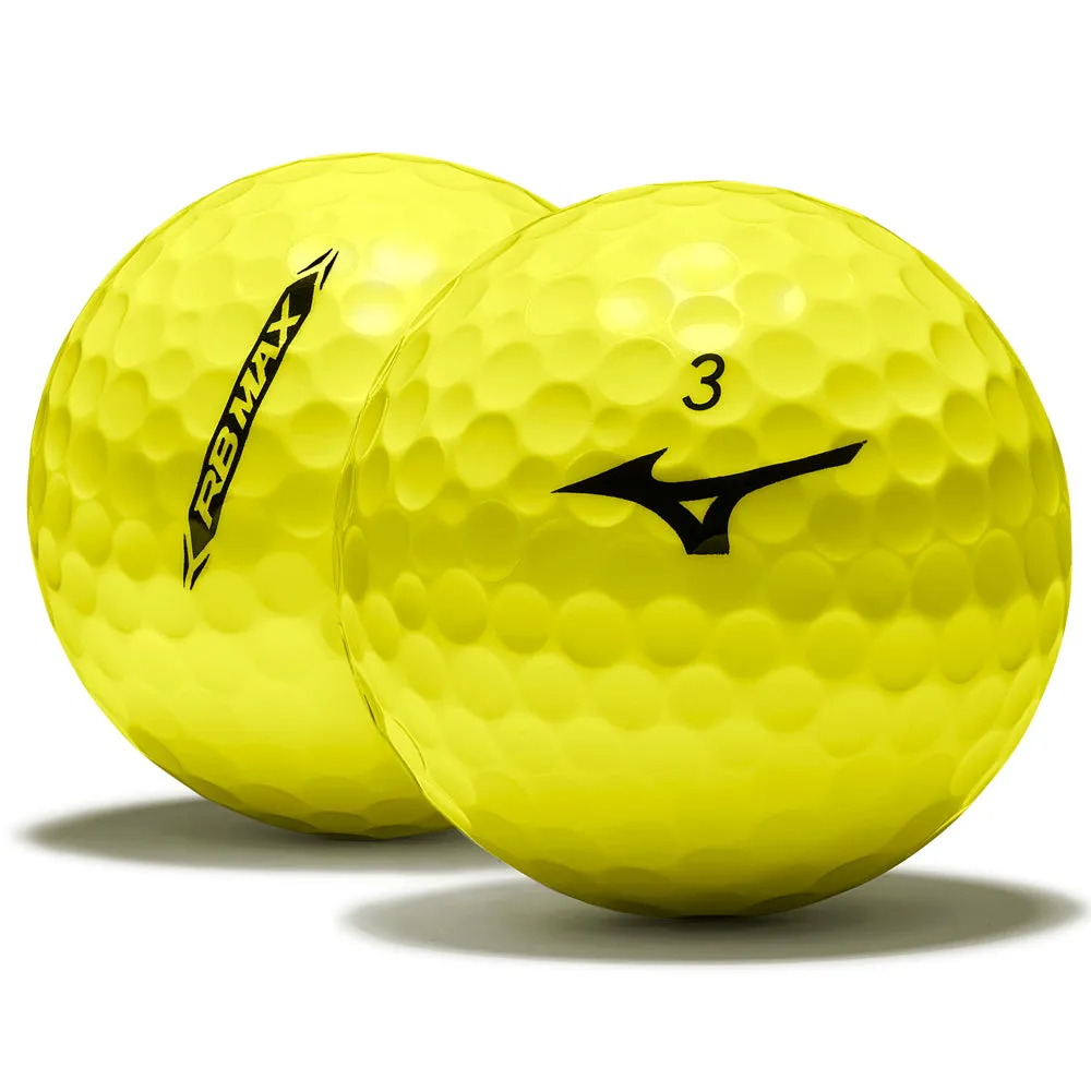 Mizuno RB Max Golf Balls - Yellow - 12 Pack, Wide width golf shoes, Yellow golf balls, Golf gloves for men
