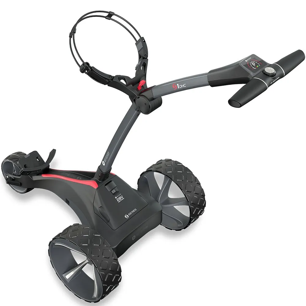 Motocaddy S1 DHC Electric Golf Trolley - Graphite - 2024, Rain golf gloves, Lightweight golf shoes, What golf ball is best for high handicappers