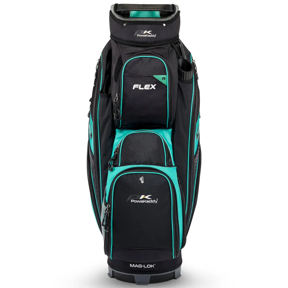 PowaKaddy FLEX Cart Bag -  Grey/Teal, Titleist Pro V1 golf balls, Golf shaft puller tool, Golf club regripping kit