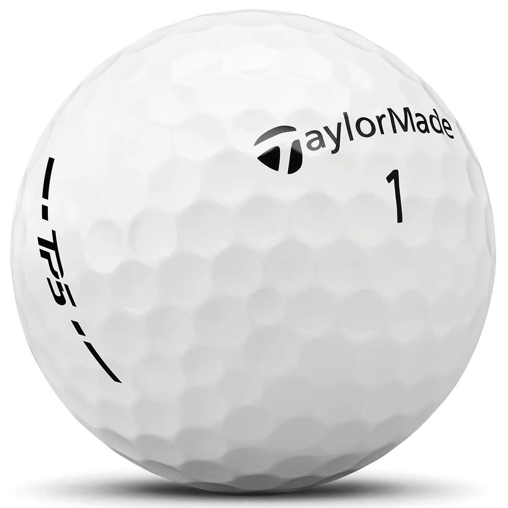TaylorMade TP5 Golf Balls - White - 4 for 3 Dozen, Men's golf polo shirts