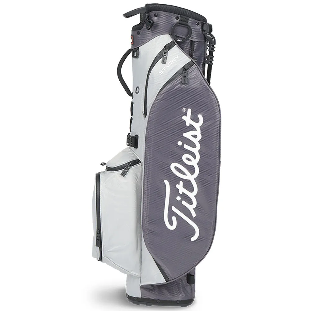 Titleist Players 4 StaDry Waterproof Stand Bag - Grey/Graphite, Golf gloves for men