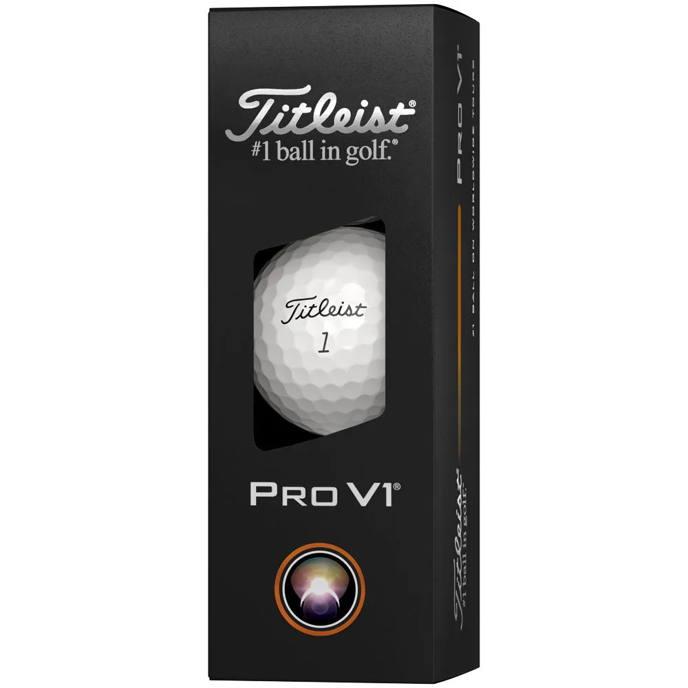 Back in Stock Titleist Pro V1 Golf Balls - White - 3-Ball Sleeve Just Dropped, Personalized golf balls, Eco-friendly golf tees