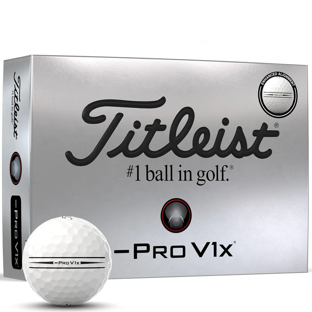 Back in Stock Titleist Pro V1x Left Dash Enhanced Alignment Golf Balls - White - 12 Pack Shop the Hype, Adidas golf shoes