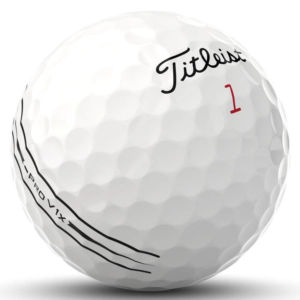 Titleist Pro V1x Left Dash Enhanced Alignment Golf Balls - White - 12 Pack, What golf ball is best for high handicappers